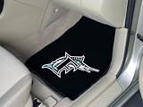 Florida Marlins Printed Carpet Car Mat 2 Piece Set