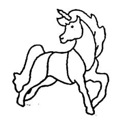 Patchwork Ausstecher und Pr�gestempel Einhorn