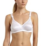 Bali Women's Double Support Wire-Free Bra, White, 34B