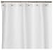 Pinzon Ottoman Rib Shower Curtain, White