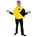 Lets Party By InCogneato Pac-Man 2D Profile Adult Costume / Yellow - One Size (Standard)