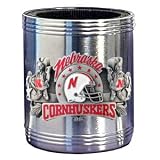 Nebraska Cornhuskers Stainless Steel Beverage Can Cooler - NCAA College Athletics Fan Shop Sports Team Merchandise