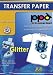 Glitter T Shirt Transfer Paper with A4 x 10 sheets