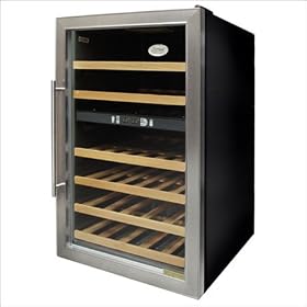 Vinotemp VT-34 Stainless Steel Dual Zone (34) Bottle wine cooler