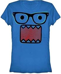 DOMO SHIRT - DORKY DOMO T-SHIRTS - NERDY DOMO T-SHIRTS - NERDY DORKY DOMO TEE - GEEKY DOMO FOR GIRLS AND JUNIORS