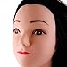Synthetic Head Hairdressing Mannequin Clamp Human Hair Practice Training Model