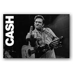 Johnny Cash, San Quentin Finger von Jim Marshall Kunstdruck