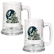 Houston Texans 2pc 15oz Glass Tankard Set- Helmet Logo NFL Football