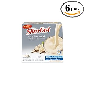 Slim-Fast Easy To Digest Ready To Drink, Vanilla, 11-Ounce Cans in 4-Count Boxes