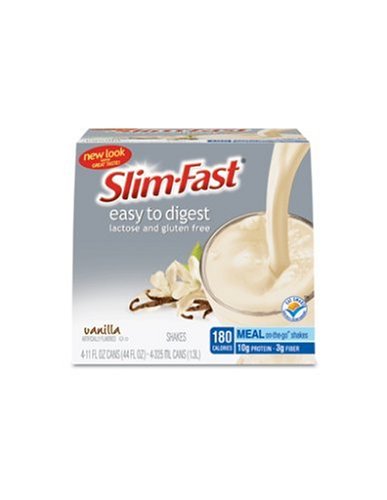 HealthPersonalCare: Slim Fast Easy To Digest Ready To Drink, Vanilla, 11 Ounce Cans in 4 Count Boxes  Pack of 6 