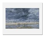 Eug&egrave;ne Louis Boudin, Figures on the Beach