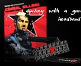 paintball monkey-with-a-gun headband