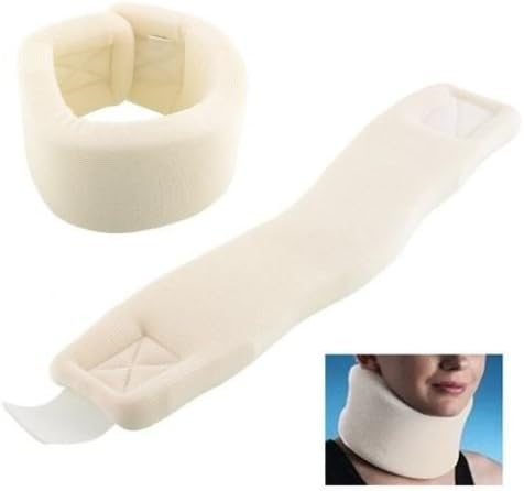 COMFORT Soft Cervical Foam Collar Neck Traction Shoulder pain relief Brace Support (2" collar ( SMALL ))