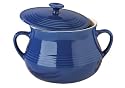 Mayfair & Jackson Four Quart Stoneware Bean Pot with Lid