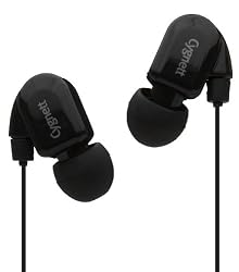 Cygnett GrooveRazor Earphones for iPods and MP3 Players (Black)