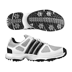 Click here to buy Adidas 2008 Mens Tech Response Golf Shoe - Metallic Silver White  Black - 737629 by adidas.