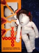 VOODOO DOLL ANATOMICALLY CORRECT UNFORTUNATE FEMALE STRESS RELIEF REVENGE PAYBACK LOVE MAGIC FUN New Orleans Style Mojo Hoodoo POPPET DOLL KIT, Includes 2 Yoodoo Voodoo Matching Poke 'em Where it Hurts the Most Stainless Steel Ornate Decorated Pins and Instructions