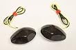 Flush Mount LED Turn Signals - Smoked - Honda 03-09 CBR 600RR, 04-09 CBR 1000RR, 99-00 CBR 600 F4, 01-09 CBR 600 F4i