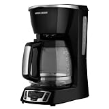 Black & Decker CM1010B 12-Cup Programmable Coffeemaker with Glass Carafe