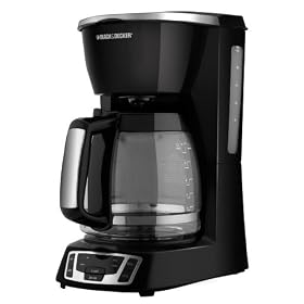 Black and Decker CM1010B 12-Cup Programmable Coffeemaker with Glass Carafe by Black & Decker