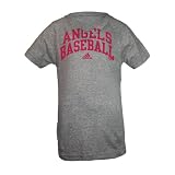 MLB Girls Anaheim Angels Short Sleeve Triblend Tee