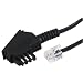 Hama TAE F-Kabel Universal, 10 m, Schwarz