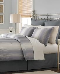 Martha Stewart Collection "Ombre Pinstripe" 6-Piece Comforter Set, Full