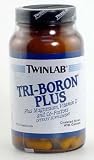 Twin Labs Tri-boron Plus Caps 120's (Tri-boron Is a Unique Synergistic Combination of Three Highly Utilizable, 100% Natural Chelated Sources of the Trace Mineral Boron and Boron Is a Trace Mineral That Assist in the Uptake of Calcium to Prevent and Treat Osteoporosis and Arthritis)