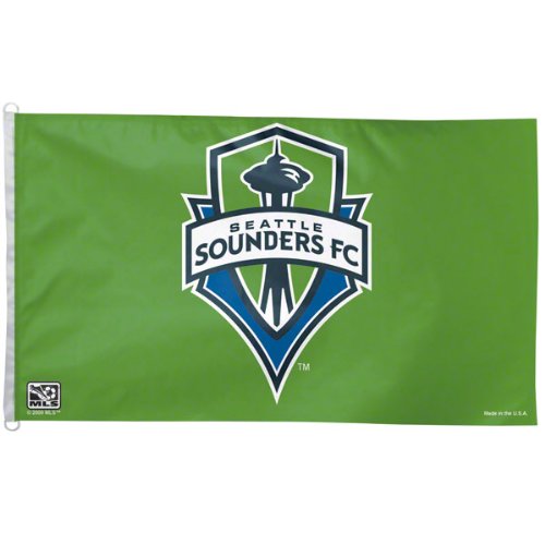MLS Seattle Sounders FC 3-by-5 foot Flag MLS Seattle Sounders FC 3-by-5 foot Flag