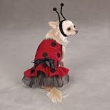 Casual Canine Lady Bug Costume Med