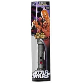 Star Wars Episode 3 Electronic Lightsaber Mace Windu Lightsaber