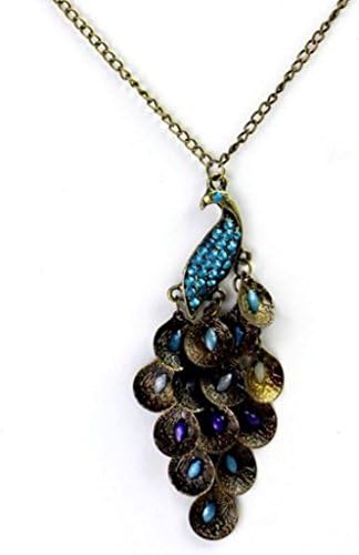 WMWM Womens Retro Style Artificial Pendant Necklace Sweater Long Necklace