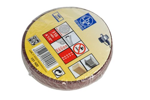 Home Improvement LUX 101420 Schleifscheiben 115 mm im 20er-Kombipack, 8er Lochung K�rnung Je 4 x K40, K80, K120, K180, K240 BASIC
