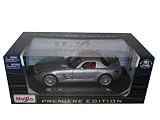 Mercedes SLS AMG Silver 1/18 Diecast Model Car 41V48T08RKL. SL160 Mercedes SLS AMG Silver 1/18 Diecast Model Car