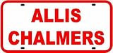 ALLIS CHALMERS LICENSE PLATE sign tractor