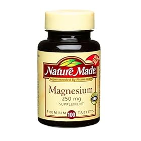 Nature Made Magnesium, 250 mg (100 Tablets)