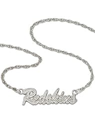 Nfl Washington Redskins Script Necklace Sterling Silver