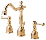 Danze D306357PBV Opulence Two Handle Widespread Lavatory Faucet, Polished Brass