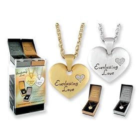 Everlasting Love Pave Heart Necklace