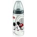 NUK First Choice Disney 300 ml Bottle with Silicone Teat (Black/Size 2)