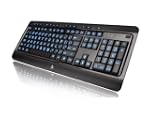 Azio Large Print Tri-Color Backlit Ke...