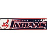 Cleveland Indians - Logo & Name Bumper Sticker MLB Pro Baseball 