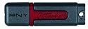 PNY Attache 16 GB USB 2.0 Flash Drive P-FD16GATT2-EF (Black/Red)