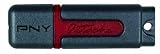 PNY Attache 16 GB USB 2.0 Flash Drive P-FD16GATT2-EF (Black/Red)