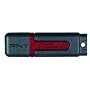 PNY Attache 16 GB USB 2.0 Flash Drive P-FD16GATT2-EF (Black/Red)