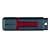 PNY Attache 16 GB USB 2.0 Flash Drive P-FD16GATT2-EF (Black/Red)