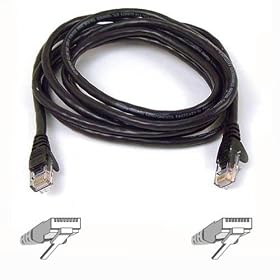Belkin A3L980-07-BLK High Performance Category 6 UTP Patch Cable ? 7ft (Black) by Belkin