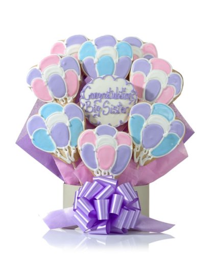 Baby Balloons Cookie Gift Bouquet by Corso