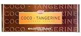 Coco Tangerine - Box of Six 20 Stick Hex Tubes - HEM Incense Hand Rolled In India