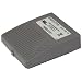 Linemaster 72 Executive Foot Pedal Rocker Switch, Each Side SPDT, Momentary, No Guard, Medium Gray